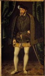 Portret van Hendrik II (1519 - 1559) koning van Frankrijk
