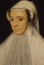 Portret van Marguerite de Valois, door Francois Clouet