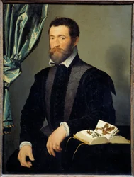 Portret van de apotheker Pierre Quthe (1519-ca1588)