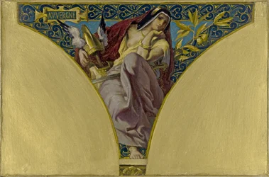 Schets voor de Salle des Fêtes in het Stadhuis van Parijs: L