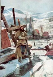Wacht houden bij Metzeral, Elzas, januari 1916, 1926