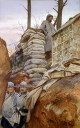 De uitkijk van Mont Renault (april 1918)