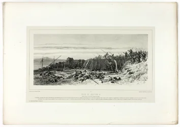 Verovering van Bastion nr. 9, uit Souvenirs van Italië: De expeditie naar Rome