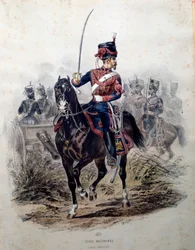 Soldaat van de Keizerlijke Garde te paard