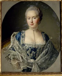 Portret van prinses Daria Petrovna Saltykova