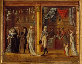De houten galerij van het Koninklijk Paleis
