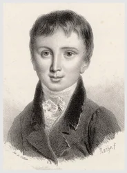 Franz Liszt op 11-jarige leeftijd, ca. 1822