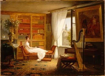 Salon van Madame Récamier in de Abbaye-aux-Bois, 1826