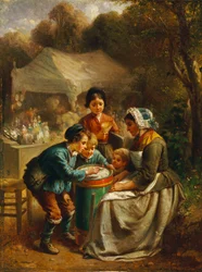 De speelgoedverkoper, 1860