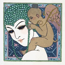 Letter A, uit Personages de Comedie, uitgegeven 1922
