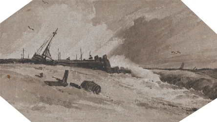 Steiger in een storm
