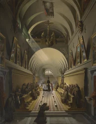 Interieur van een kapucijnenklooster