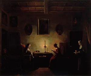 Scène in een Interieur, 19e eeuw