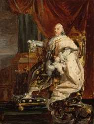 Koning Lodewijk XVIII, ca. 1816-18 (olieverf op doek)