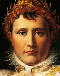 Napoleon Bonaparte in keizerlijke gewaden, circa 1805