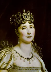 Portret van Josephine de Beauharnais (1763-1814) in keizerlijk kostuum (detail)