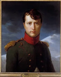 Portret van Napoleon Bonaparte (1769-1821) als Eerste Consul Schilderij door Francois Gerard (1770-1837) 1803
