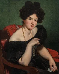 Portret van een dame, ca. 1830 (olieverf op doek)