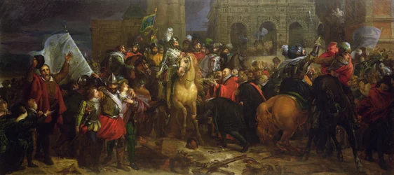 De intocht van Hendrik IV in Parijs op 22 maart 1594, c.1816