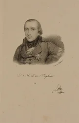 Louis Antoine Henri de Bourbon (1772-1804) Hertog van Enghien in het Conde-uniform