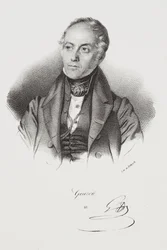 Portret van de politicus François Pierre Guillaume Guizot