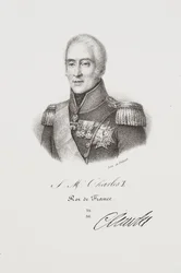Portret van koning Karel X