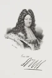 Portret van koning Lodewijk XIV