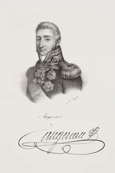 Portret van maarschalk Charles Pierre François Augereau