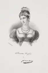 Portret van prinses Pauline Borghese (Marie Paulette Bonaparte)