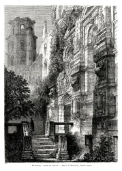 Kasteel van Heidelberg, Duitsland, 1886