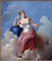 Astronomie. Schilderij door François Vincent Latil (1796-1890)