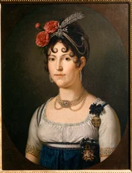 Portret van Maria Luisa van Spanje, Hertogin van Lucca, 19e eeuw