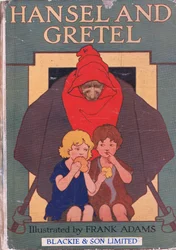 Voorkant, uit Hans en Grietje gepubliceerd door Blackie & Son Limited, ca. 1940