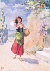 Pippa Passes, uit Pippa Passes door Robert Browning, geïllustreerd in Kinderverhalen van De Dichters door M.B. Belgrave en H. Hart