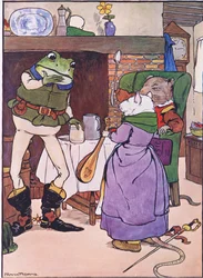 Bid Mevrouw Muis, wilt u ons een liedje geven, illustratie uit 