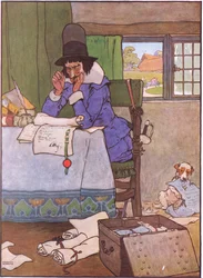 Toen hij voor hun rijkdom bedacht om ze allebei weg te maken, jaren 1930