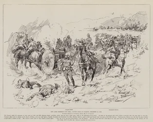 Hoe de zoon van Lord Roberts viel, reddend kanonnen bij Colenso, 15 december 1899