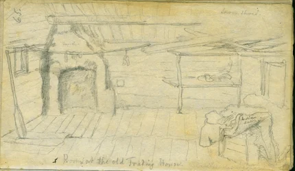 Kamer in het oude Handelshuis, 1851