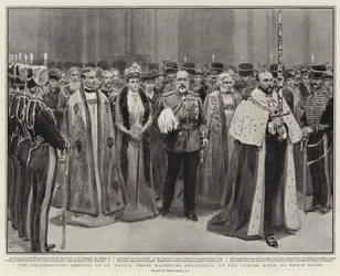 De dankdienst in St. Paul