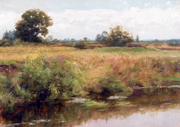Een landschap in Surrey (schilderij)