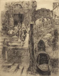 Brug der Zuchten, Venetië (Plaat 1)