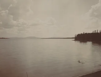Yellowstone Lake,jaren 1880 (foto)
