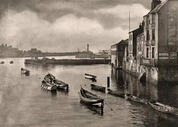 Uitzicht op de Haven, Whitby, North Yorkshire, c1889