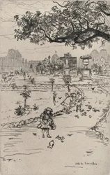 De Tuinen van de Tuilerieën, 1915