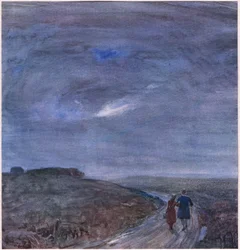 Vlucht, c.1920 (kleur litho)
