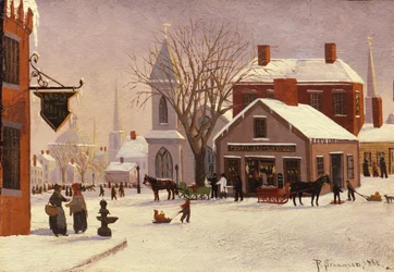 Kerstmis in Connecticut, 1880