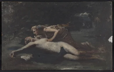 Pyramus en Thisbe, ca. 1875