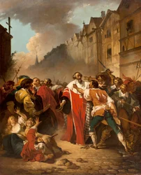 President Mole mishandeld door opstandelingen, 177879