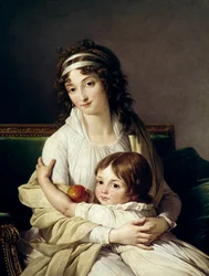 Vermoedelijk portret van Madame Boyer Fonfrede en haar zoon Henri (1788-1841)
