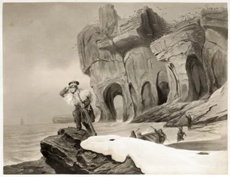 Beren Eiland uit Voyages en Scandinavie, en Laponie, au Spitzberg et aux Feroe, pub. 1852